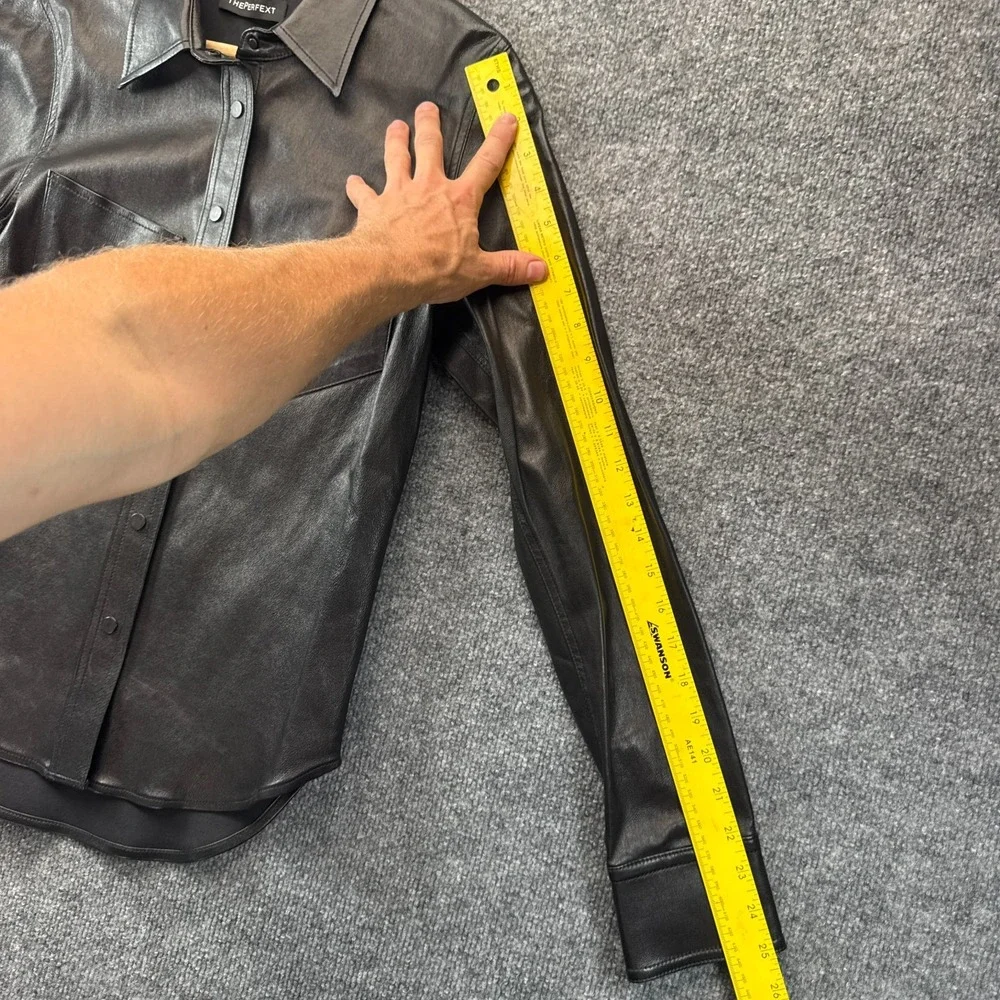 THEPERFEXT leather shirt